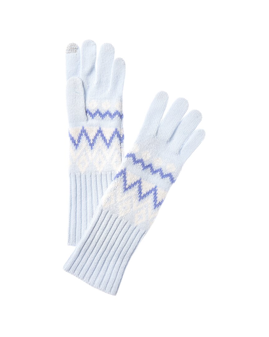 Hannah Rose Fairisle Essential Cashmere Gloves