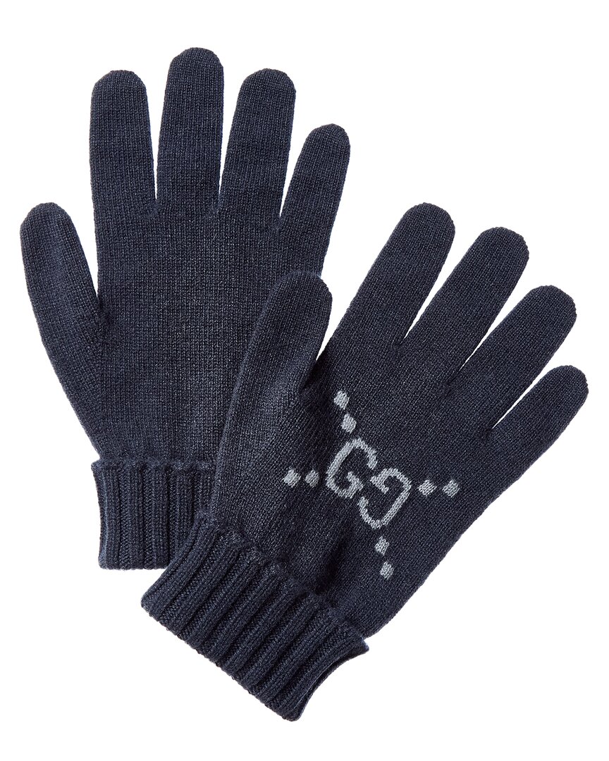 Gucci Gg Cashmere Gloves Women's Beige L | eBay