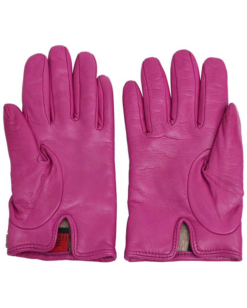 Valentino Garavani Valentino Rockstud Glove (authentic Pre-loved) In Pink