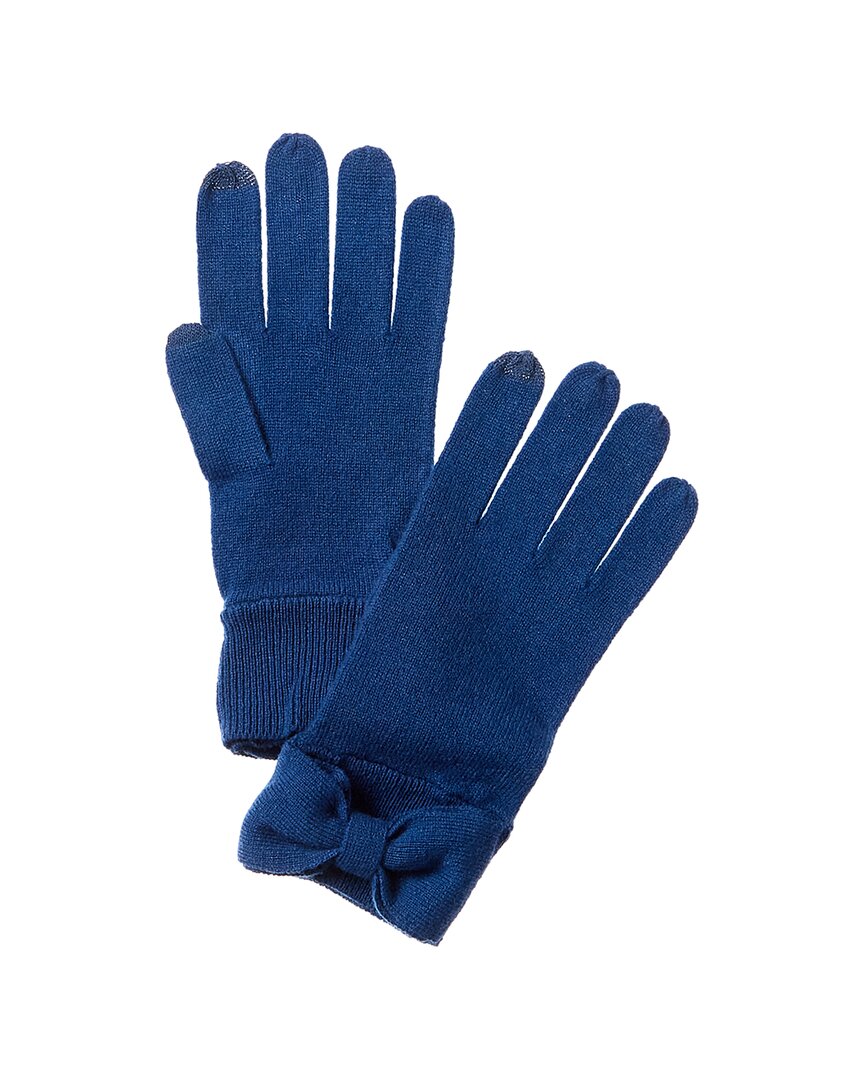 Shop Forte Cashmere Bow Cashmere Gloves