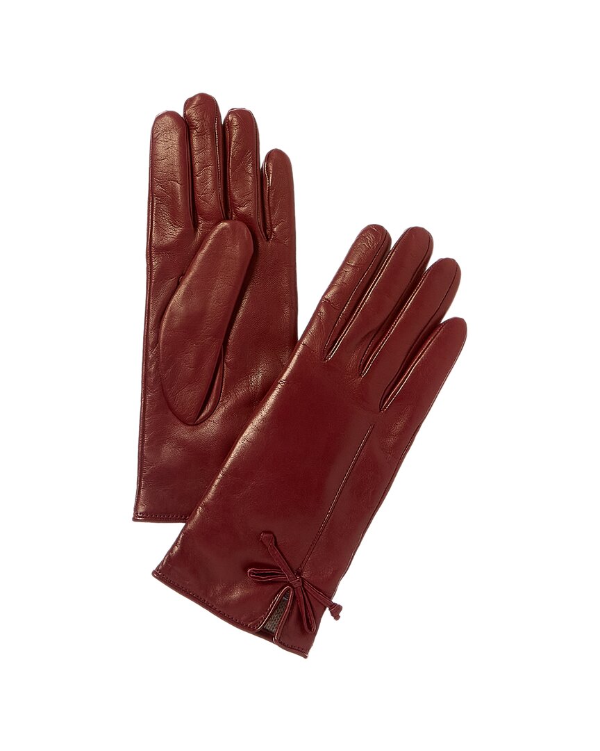 Shop Portolano Basic Cashmere-lined Leather Gloves
