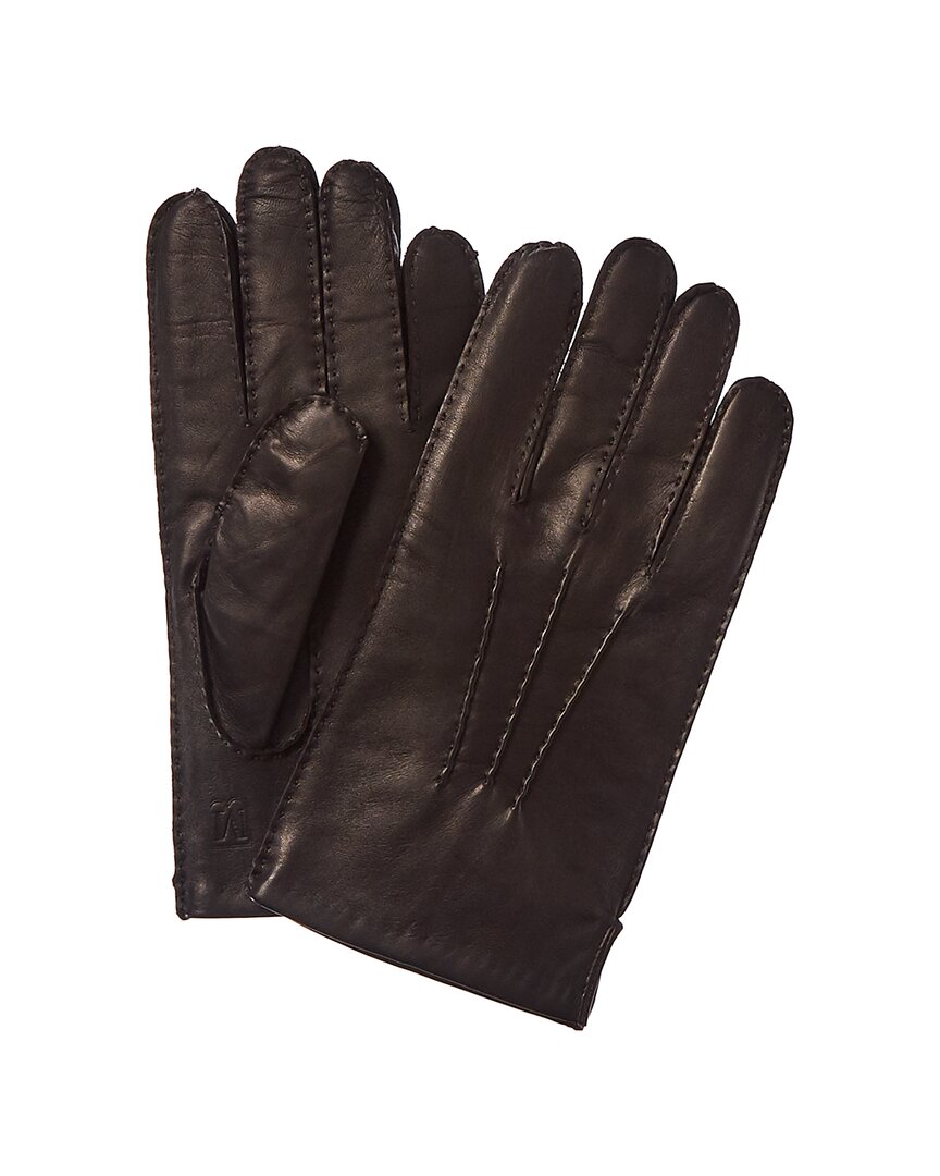 Bruno Magli CashmereLined HandStitched Leather Glove Men's Brown S eBay