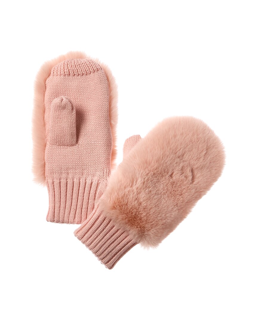 Shop Surell Accessories Mittens In Pink