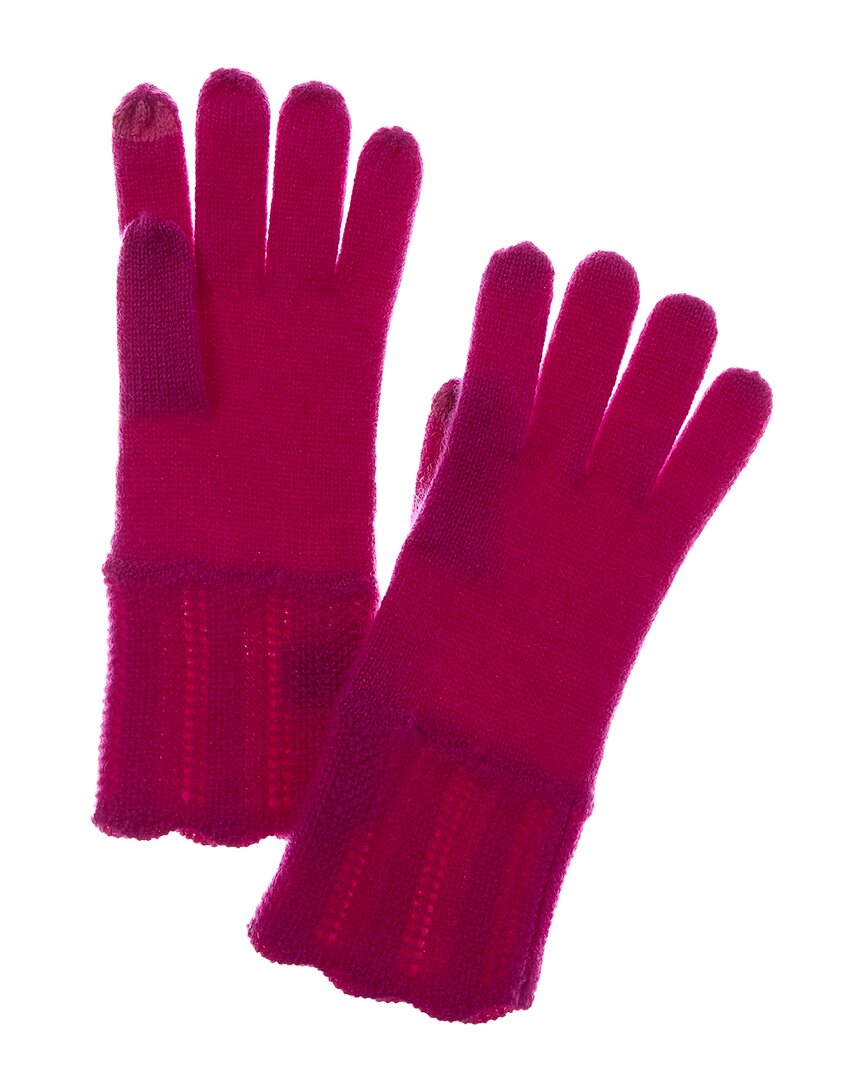 Sofia Cashmere Sofiacashmere Cashmere Gloves In Pink