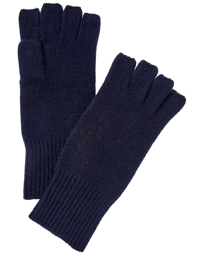 Phenix Cashmere Fingerless Gloves In Blue