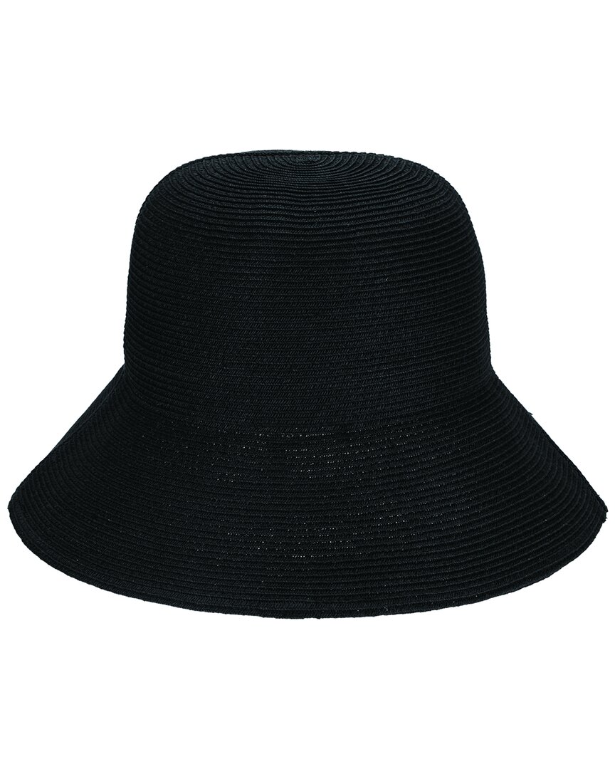 San Diego Hat Company Oceanside Ultrabraid Bucket Hat In Black