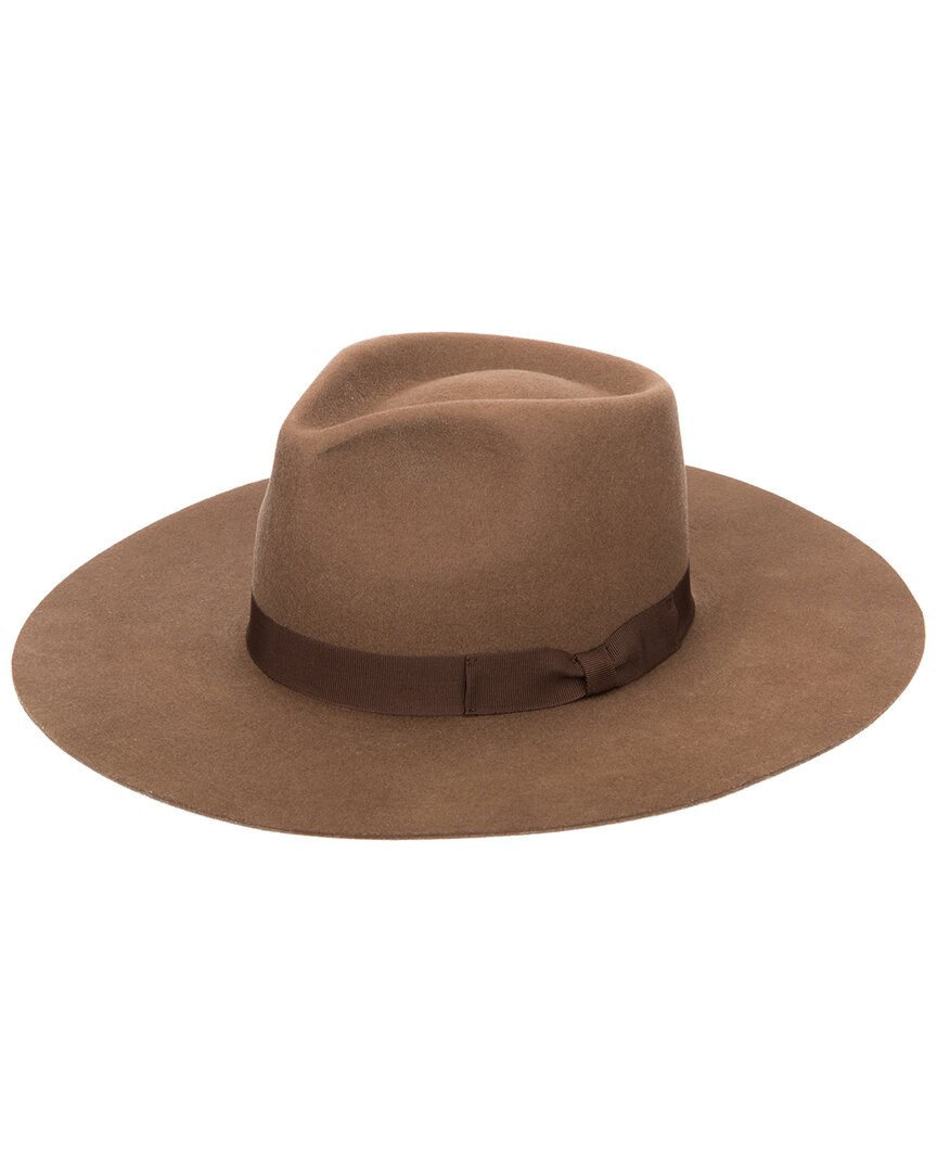 San Diego Hat Company Julian Wool Fedora In Brown