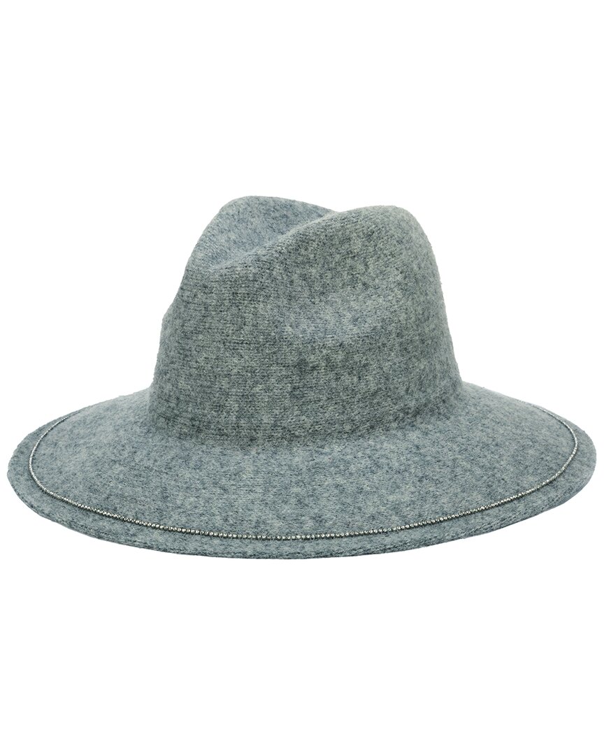 San Diego Hat Company Among Stars Wool-blend Fedora In Grey