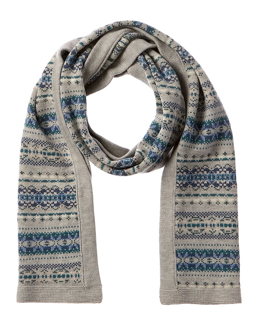 J.mclaughlin Arthur Wool Scarf In Grey