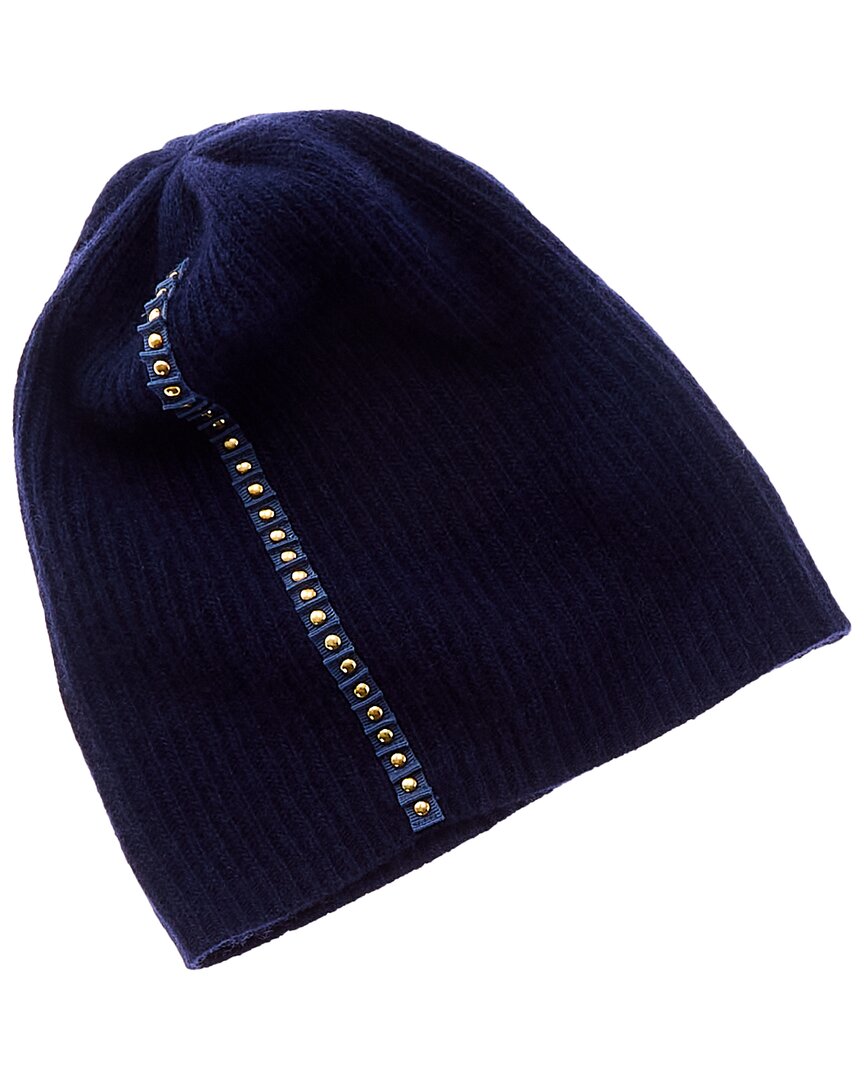 Shop Portolano Cashmere Hat In Blue