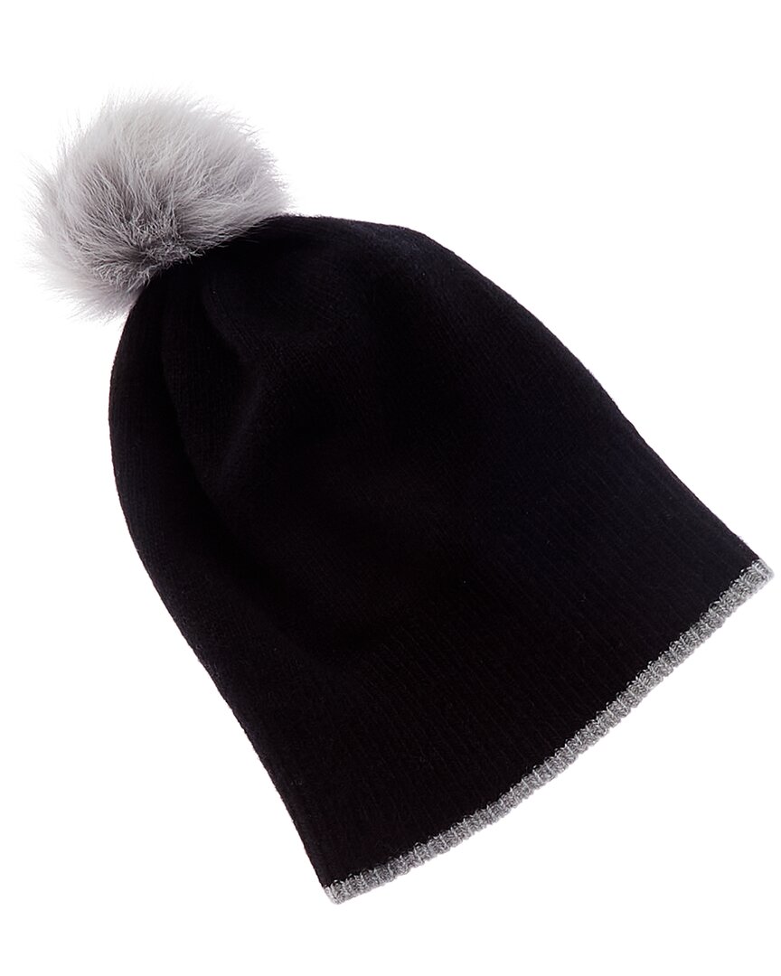Shop Portolano Cashmere Hat In Black