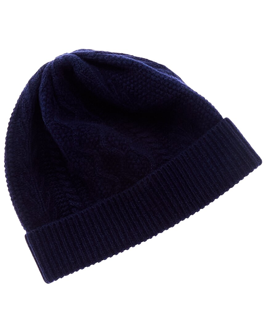 Shop Portolano Cashmere Hat In Blue