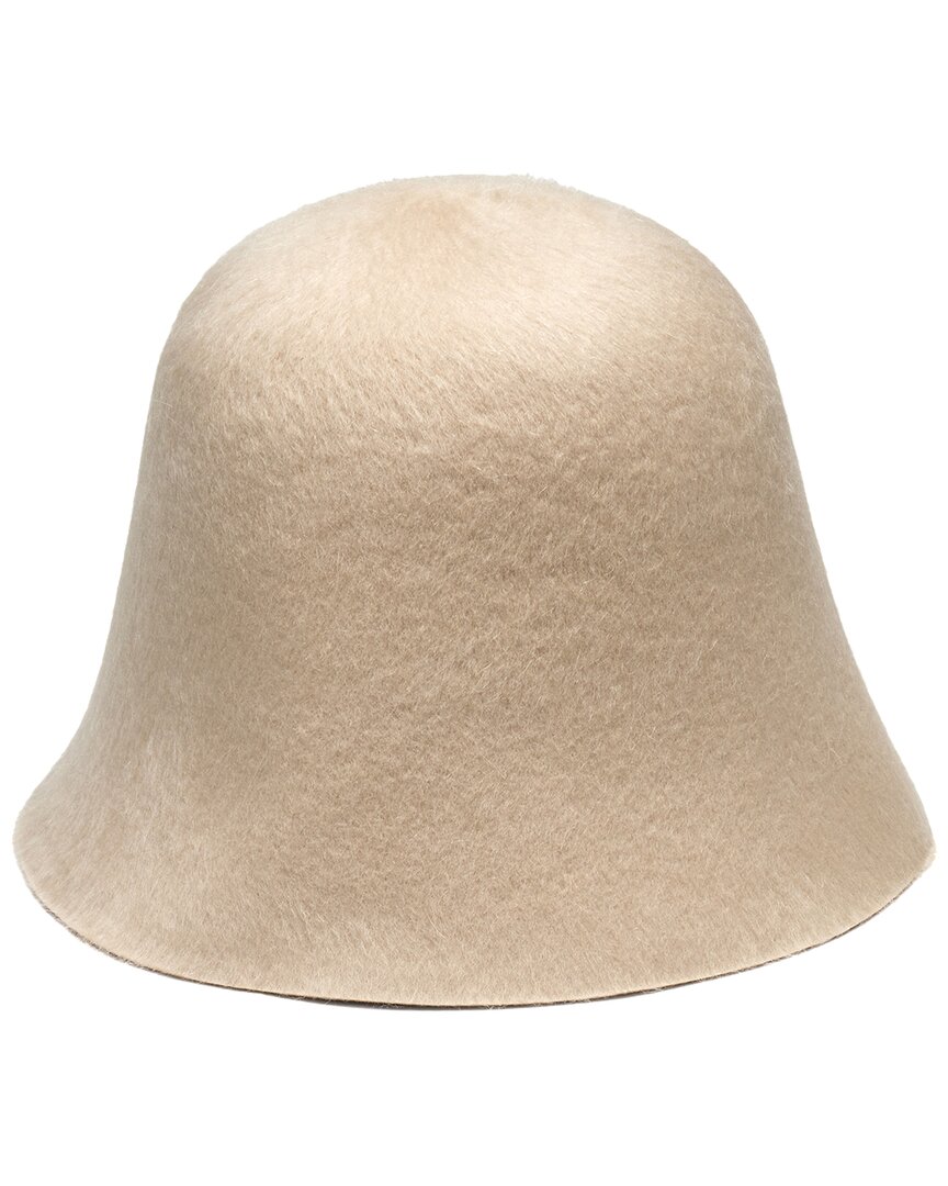 Wyeth Izzy Mohair Bucket Hat In Brown