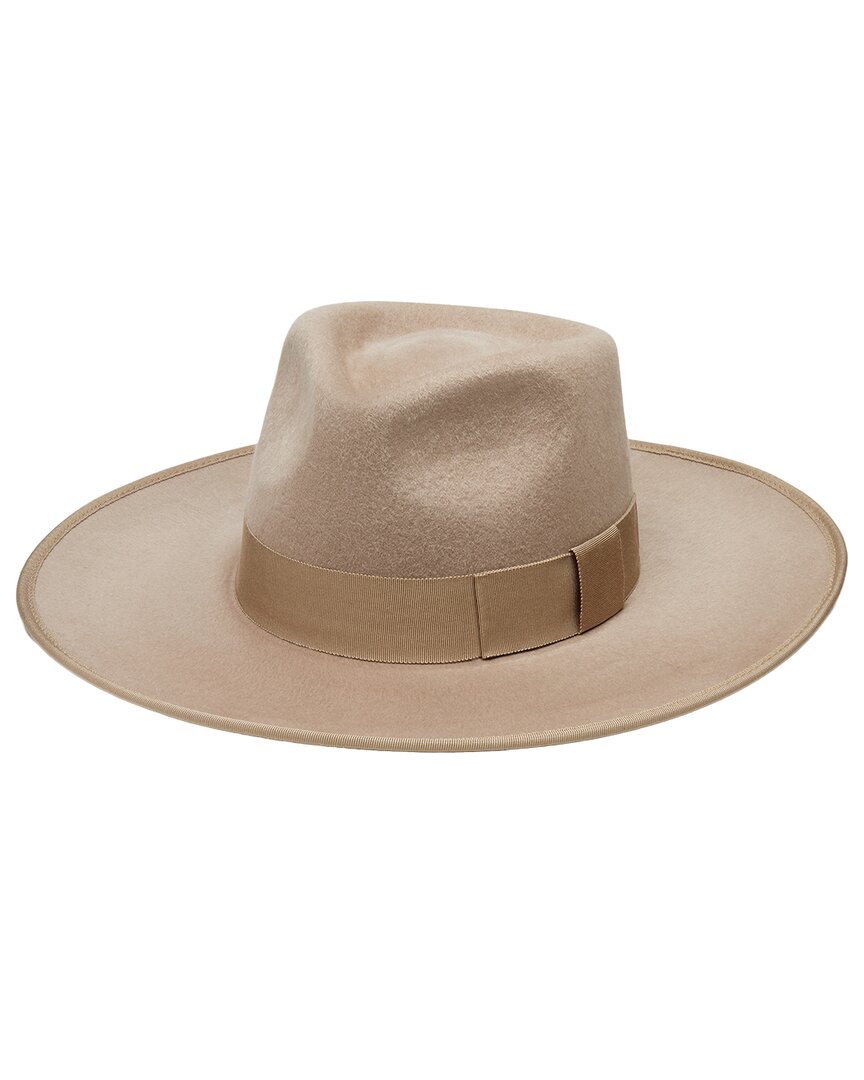 Wyeth Carter Wool Fedora In Brown