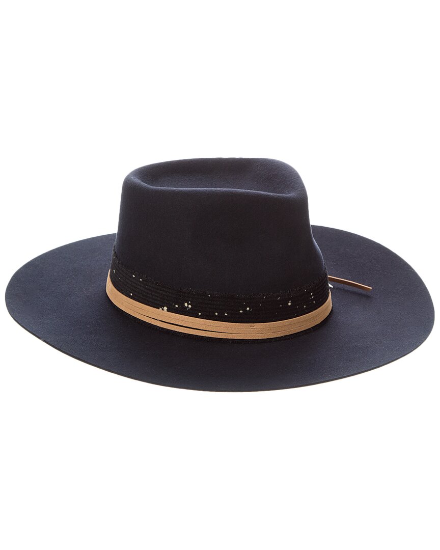 Wyeth Liam Wool Fedora In Brown