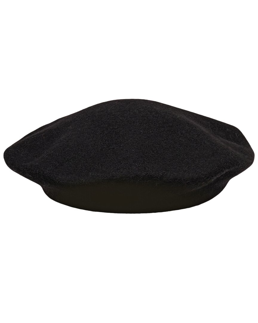 Wyeth Lillie Wool Beret In Black