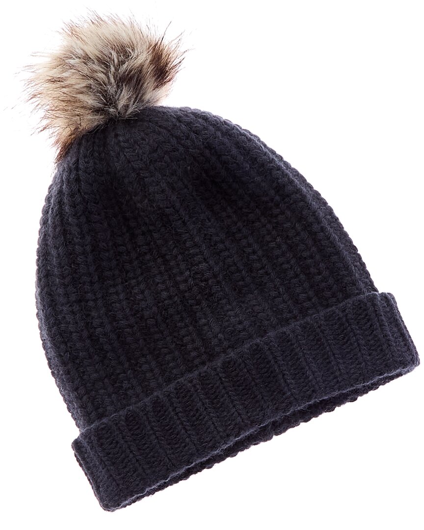 Portolano Chunky Wool-blend Beanie In Grey