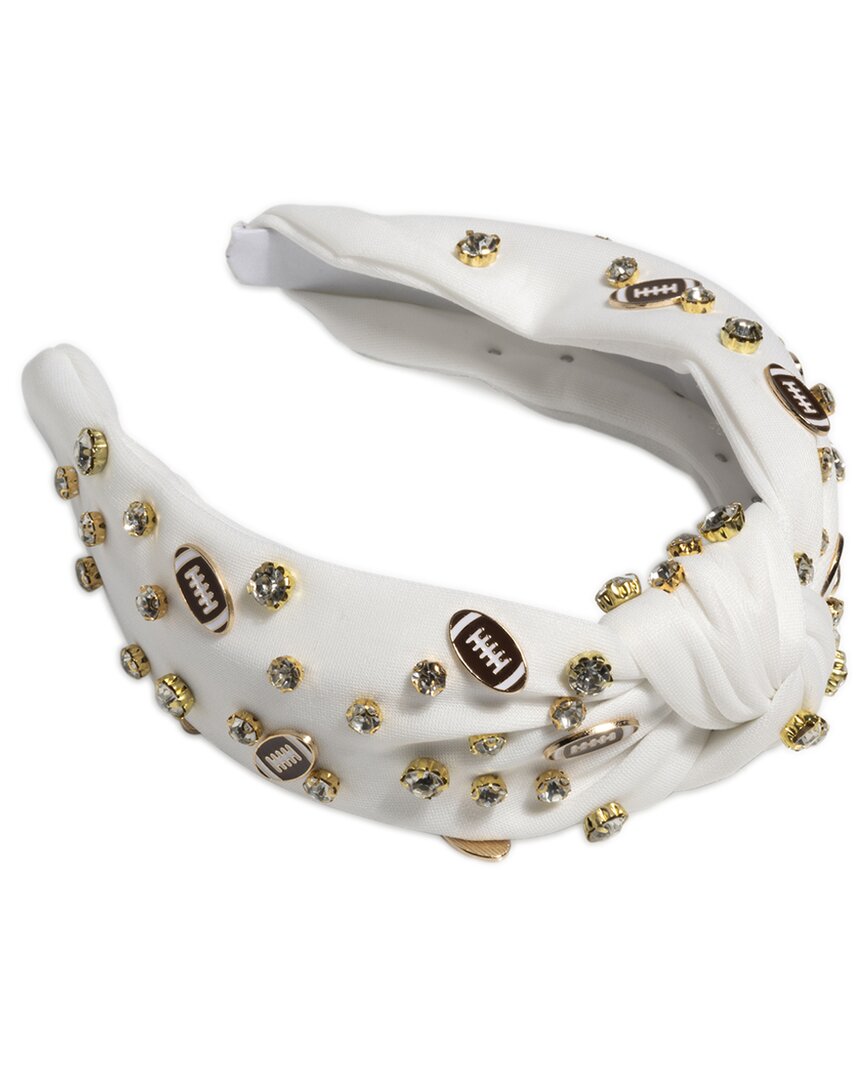 Shiraleah Game Day Charms Knotted Headband In White