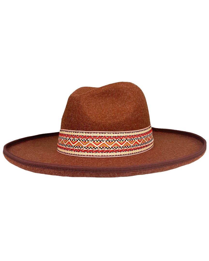Marcus Adler Structured Felt Wool-blend Hat In Red