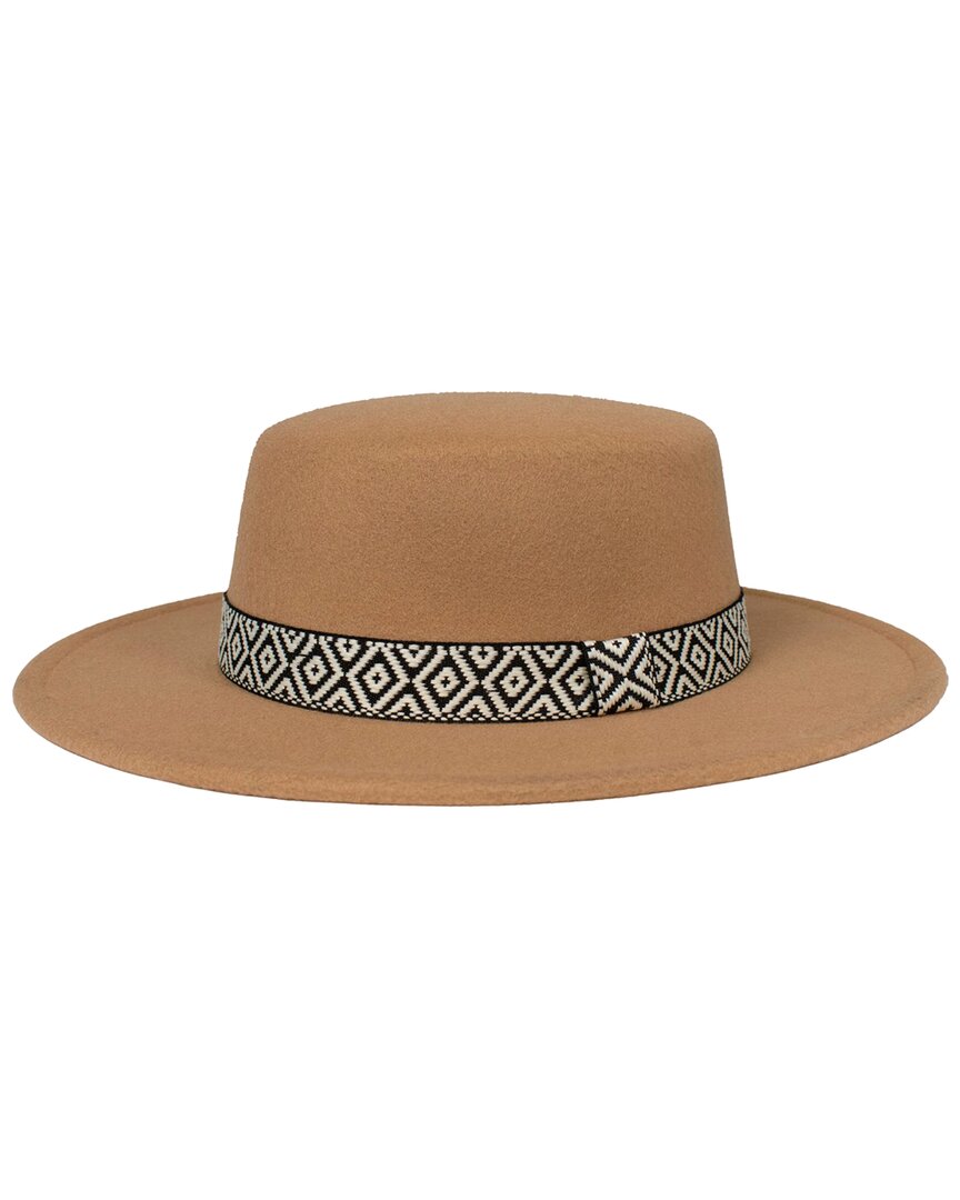 Marcus Adler Structured Felt Wool-blend Hat In Brown