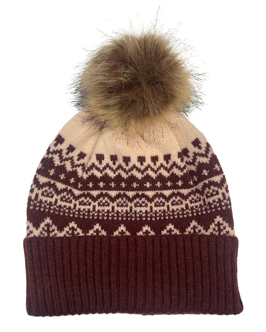 Marcus Adler Cuff Beanie In Brown