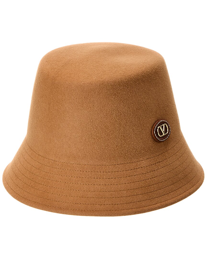 Valentino Garavani Valentino Bucket Hat In Brown