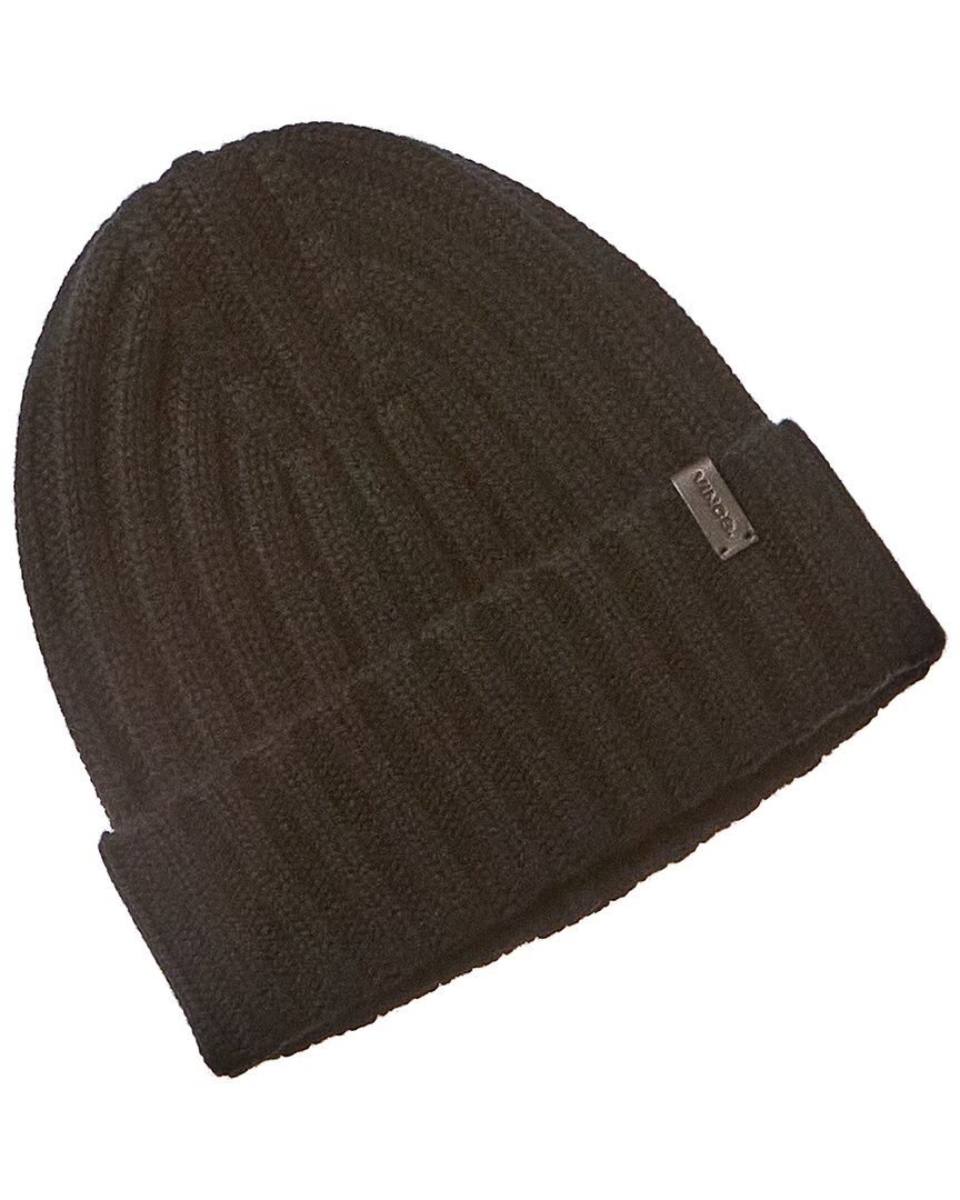 Vince Tv Dnu Basic Chunky Rib Wool & Cashmere-blend Beanie In Black
