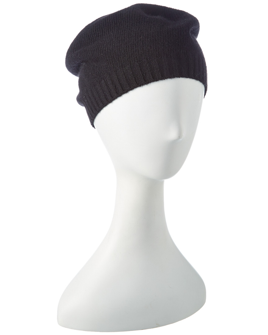 Portolano Cashmere Beret In Black