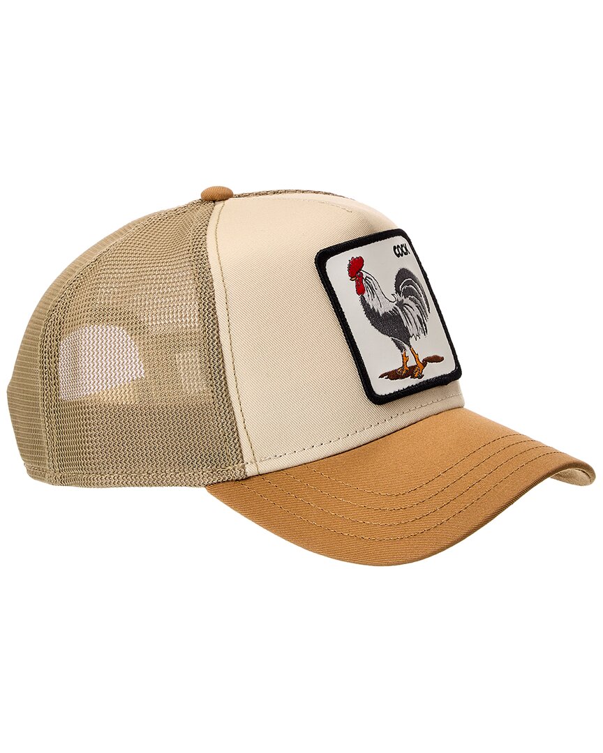 Goorin Bros V2 Rooster Trucker Hat In Brown