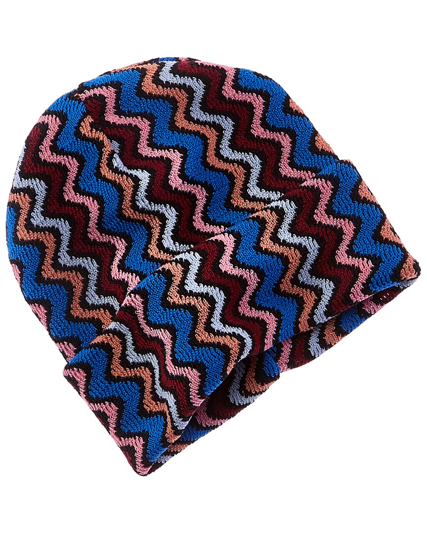 Missoni Wool-blend Beanie In Multi