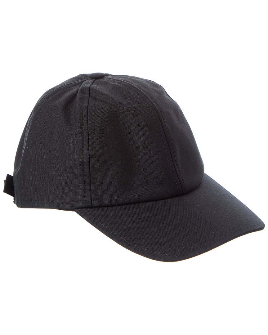 Officine Generale Wool-blend Baseball Cap In Black