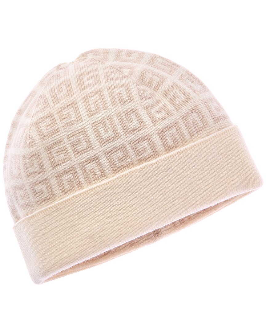 Givenchy Knit Double-face Wool& Cashmere-blend Beanie In White