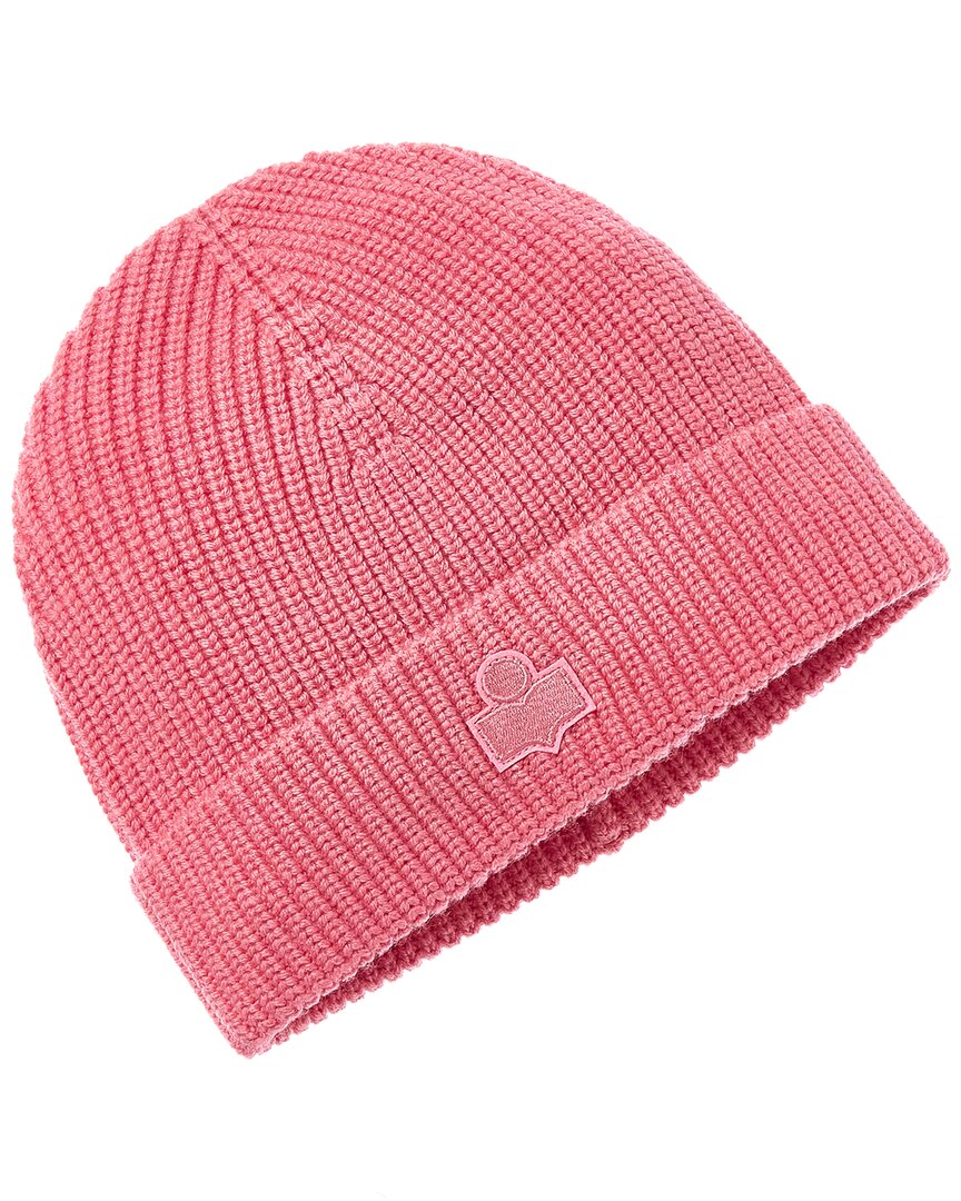 Isabel Marant Bayle Wool Beanie In Pink