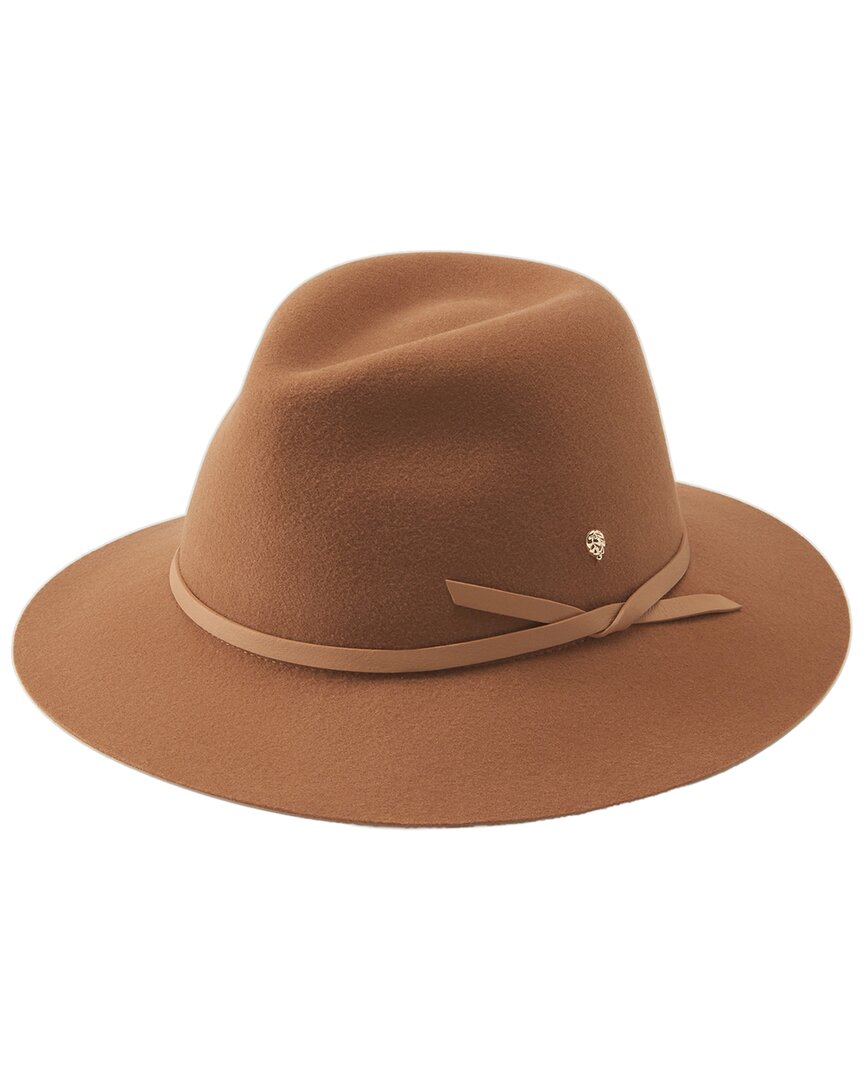 Helen Kaminski Carly Wool Fedora In Brown
