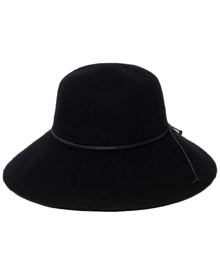San Diego Hat Company Park Lane Wool-blend Floppy Hat In Black