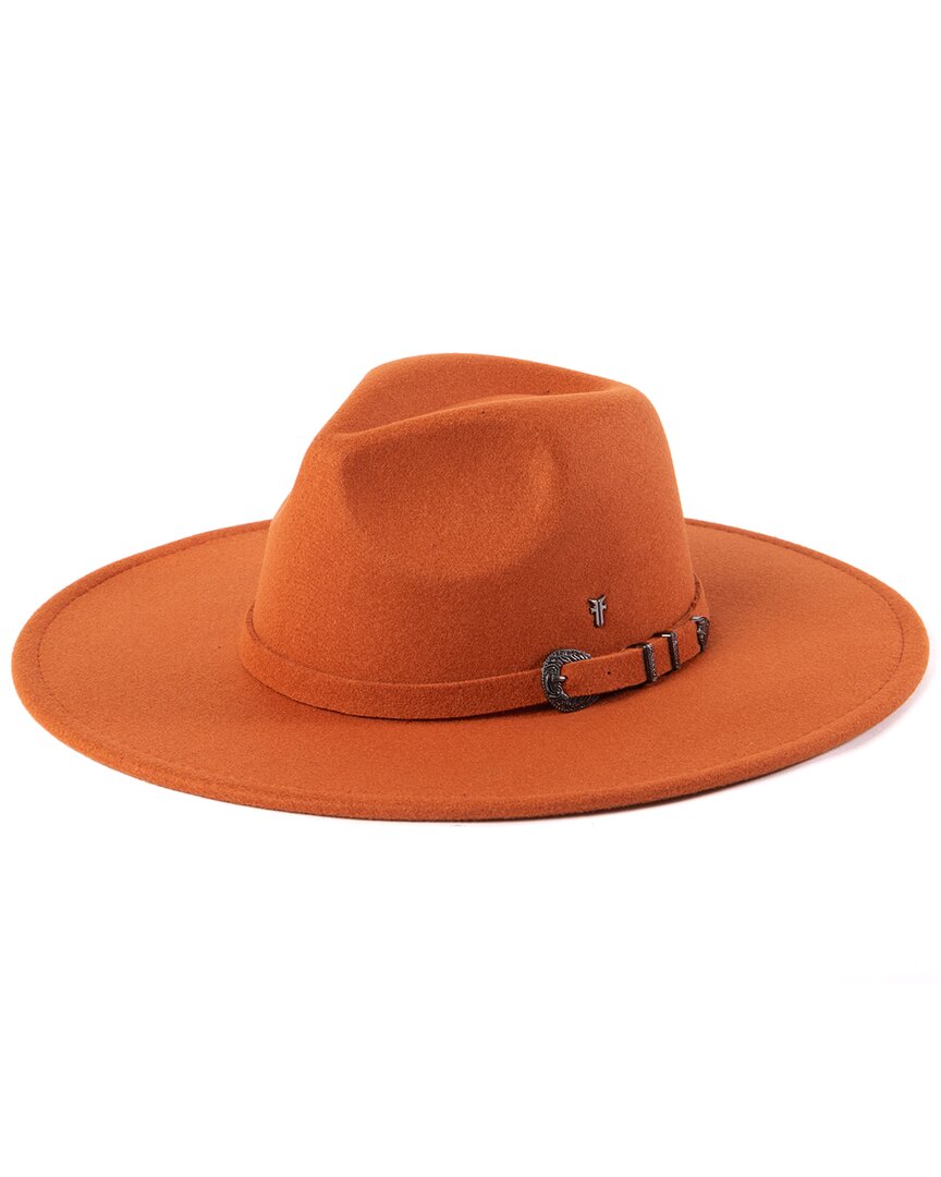 Frye Pinch Crown Fedora In Red