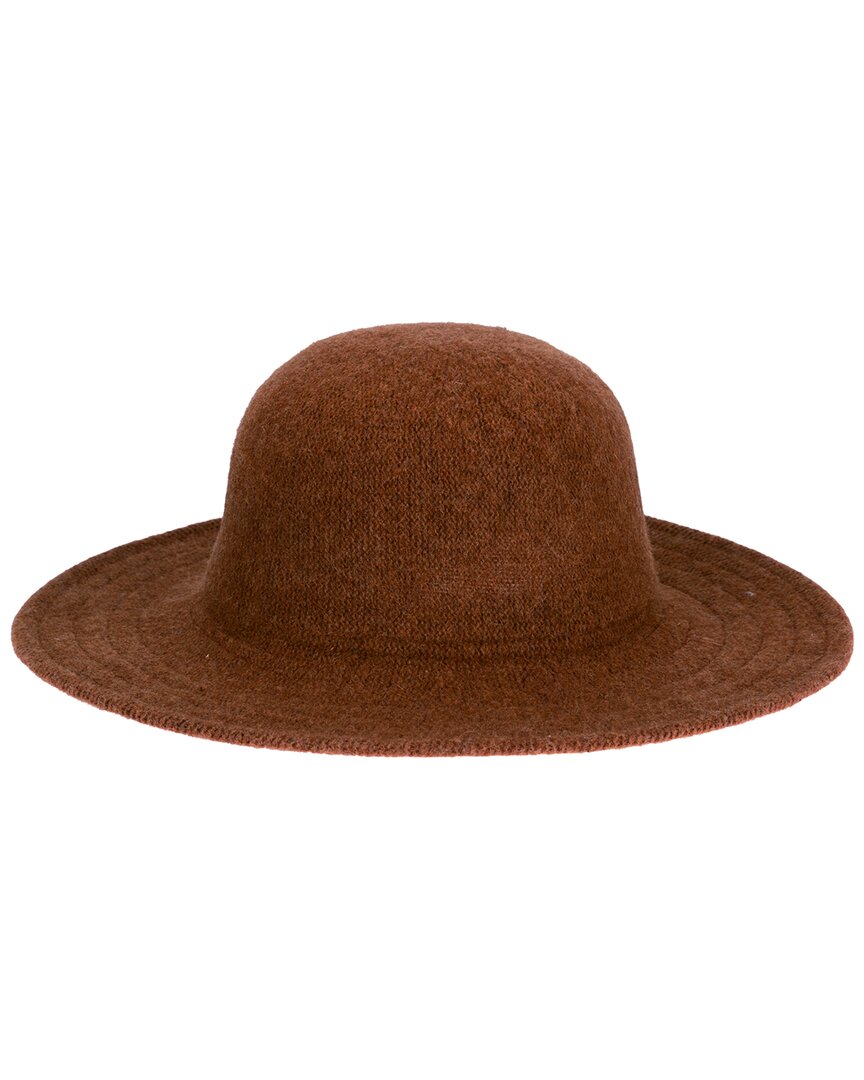San Diego Hat Company Morning Dew Wool-blend Floppy Hat In Brown