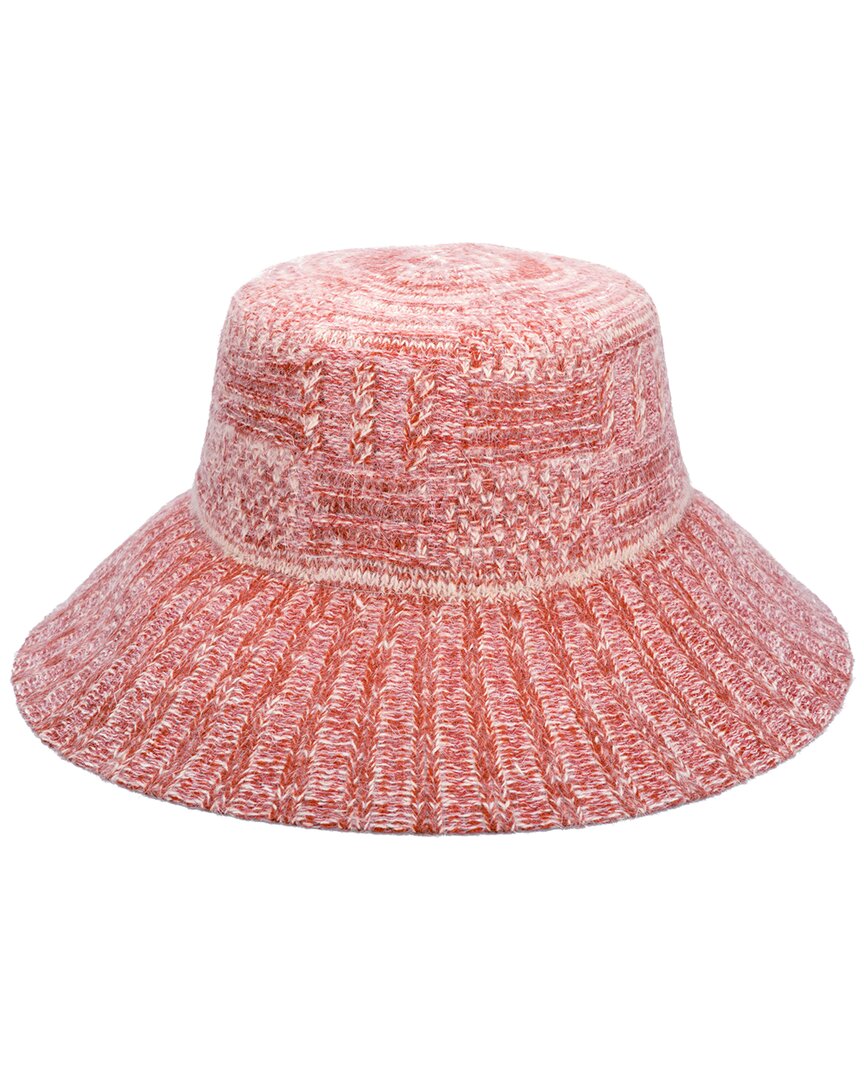 San Diego Hat Company Cape Horn Angora-blend Bucket Hat In Pink