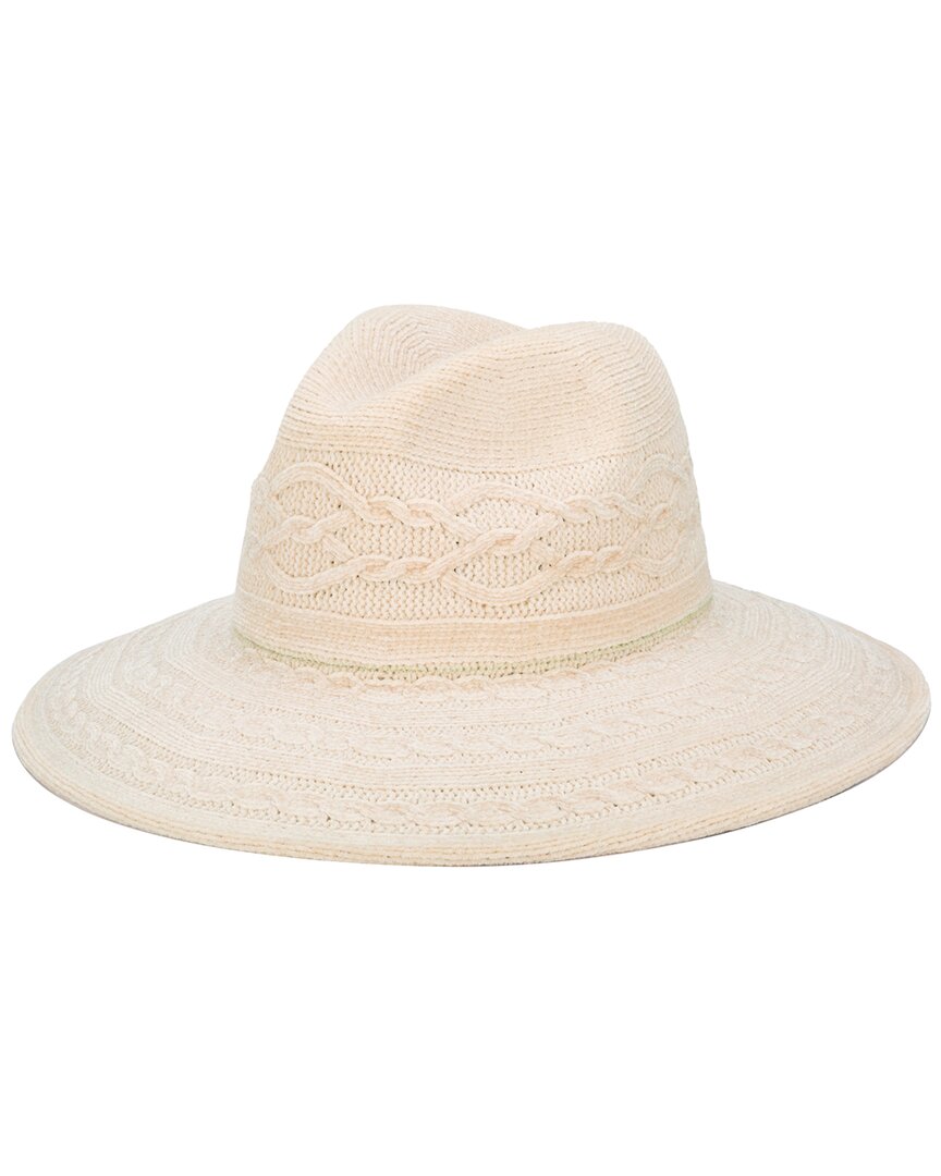San Diego Hat Company Nellie Fedora In White
