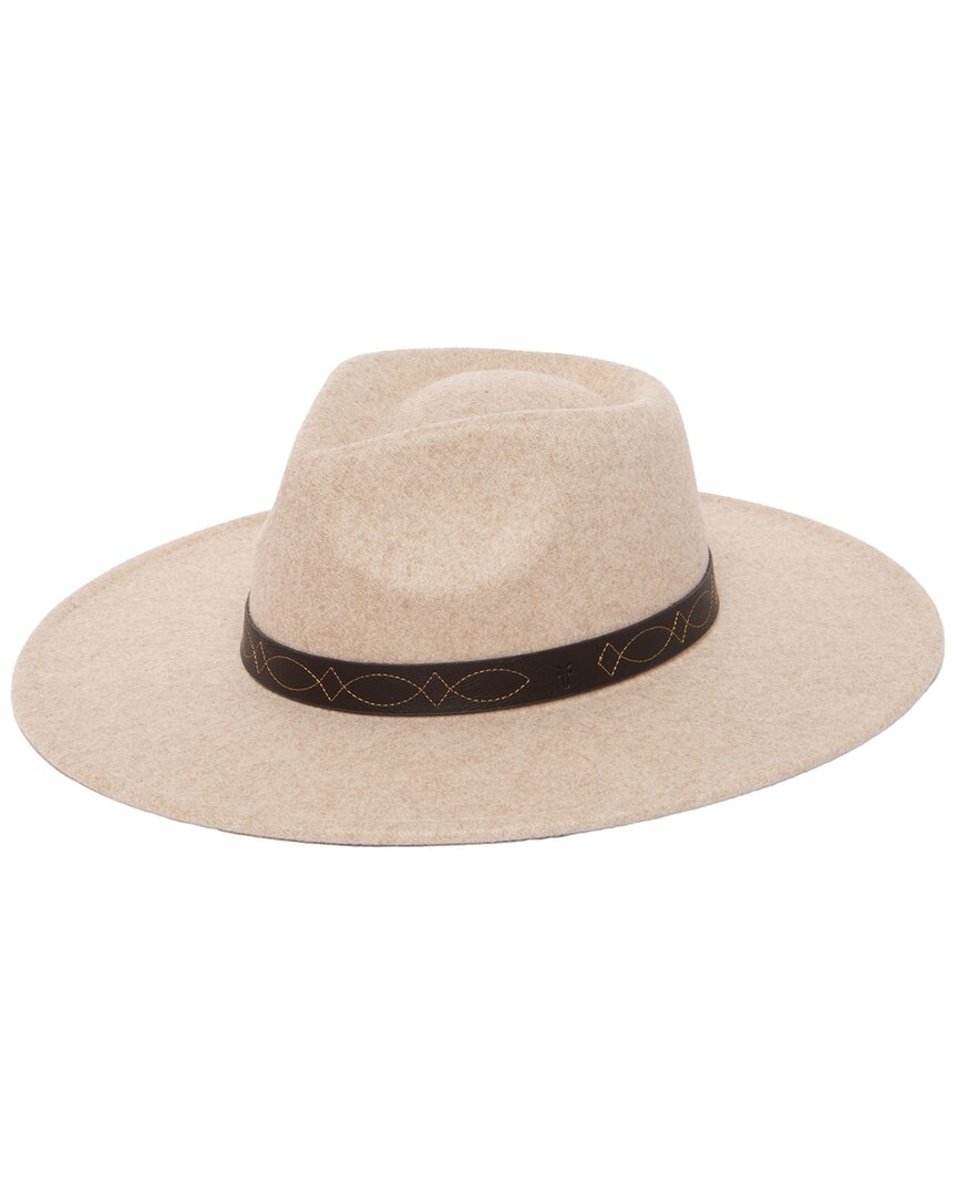 Frye Pinch Crown Fedora In Brown