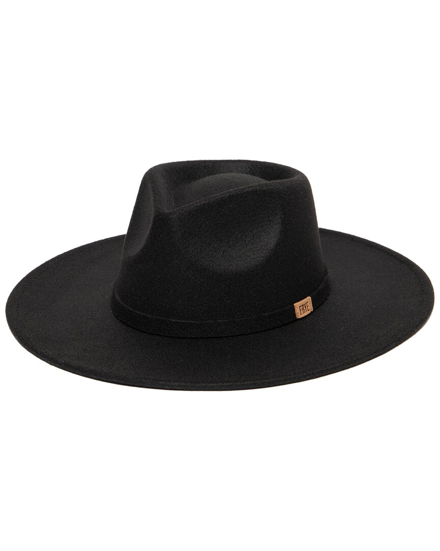 Frye Stiff Brim Fedora In Black