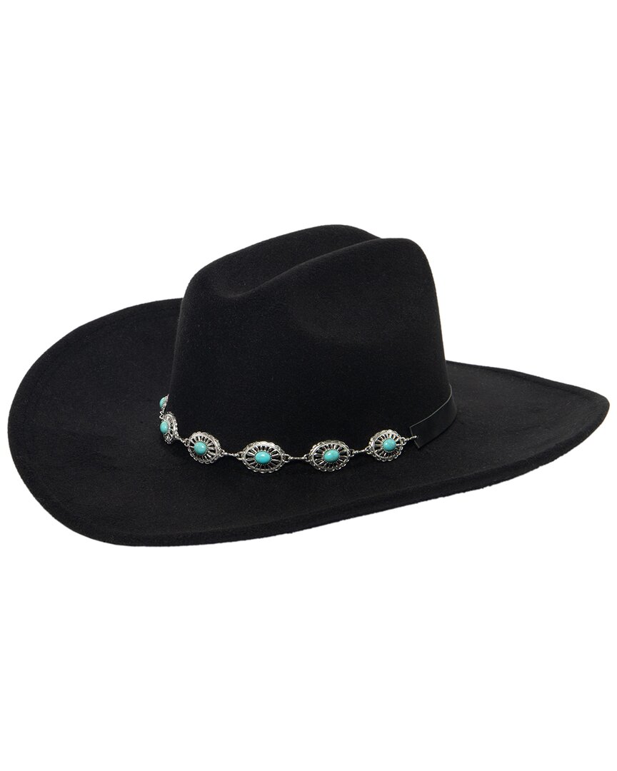 Frye Felt Cattleman's Crease Cowboy Hat In Black