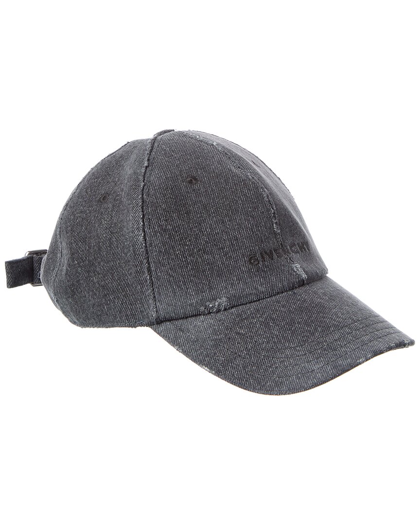 Givenchy Small Curved Baseball Cap In Blue
