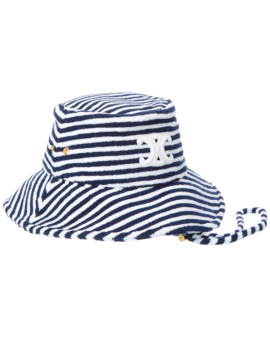 Celine Triomphe Bob Hat In Blue