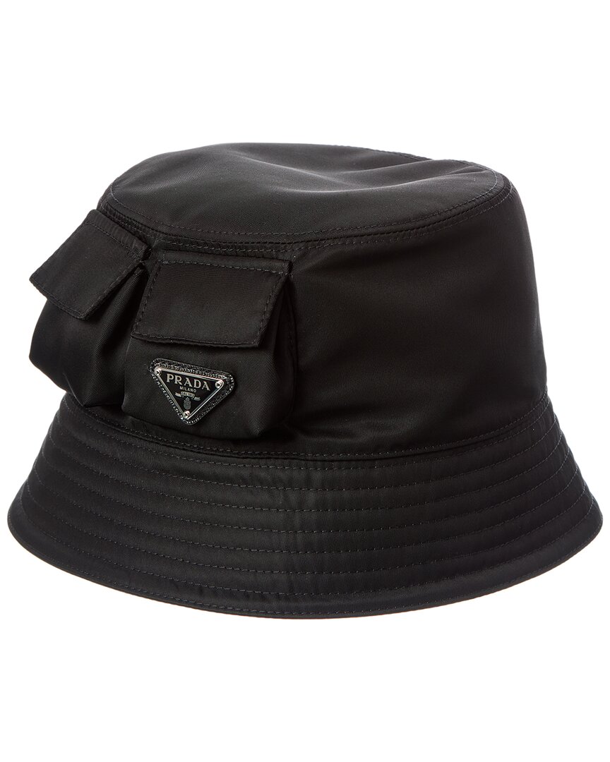 Prada Logo Re-nylon Bucket Hat