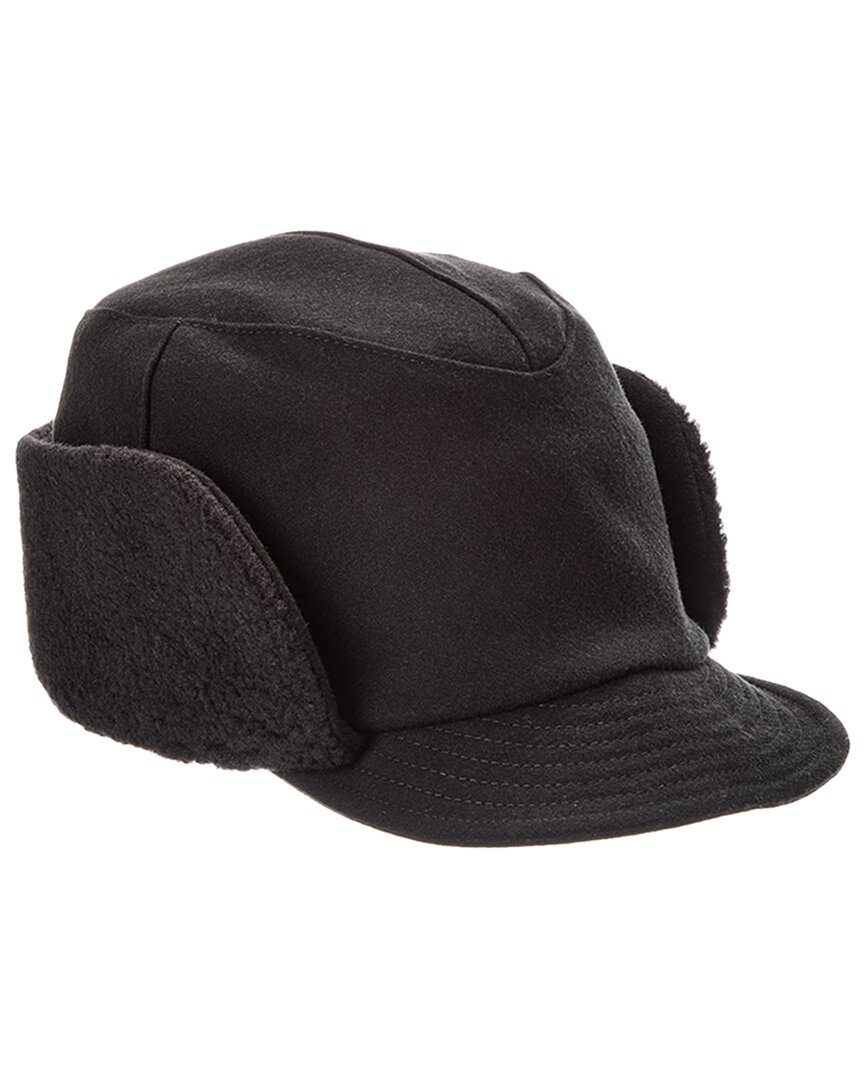 Todd Snyder Câbleami Double Heavy Boa Cap In Black