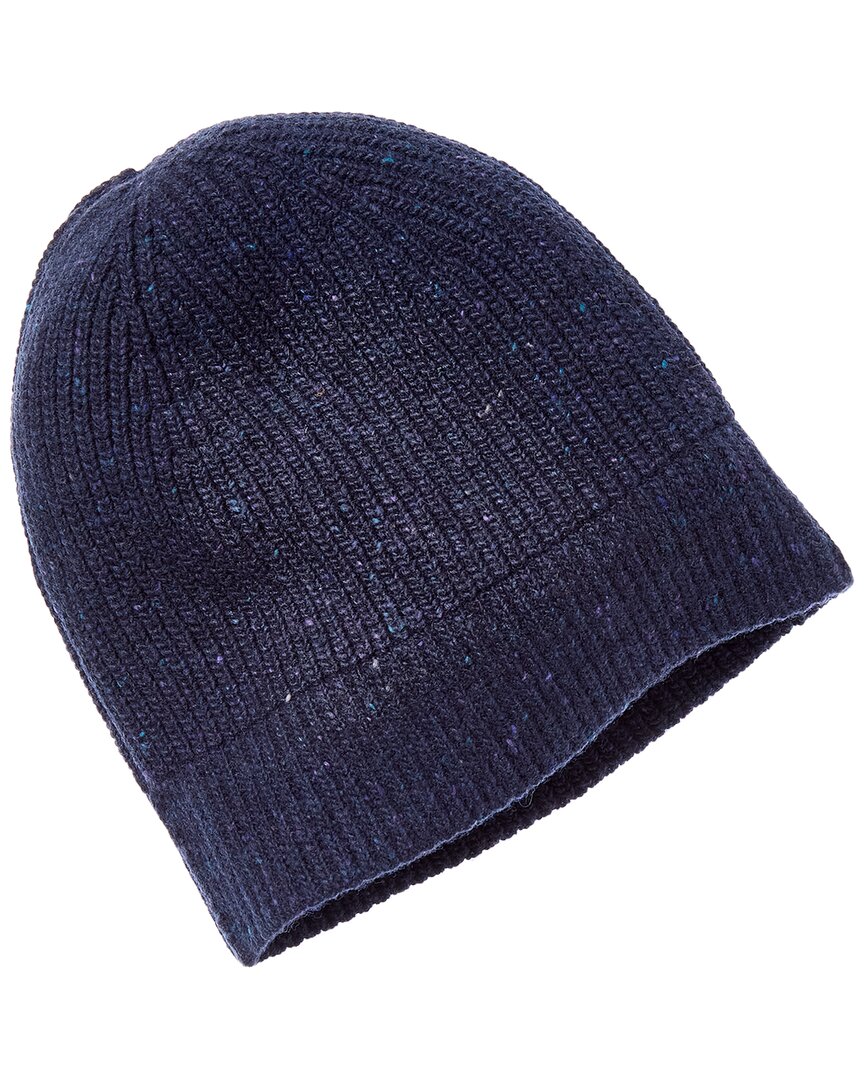 Todd Snyder Donegal Wool-blend Beanie In Blue