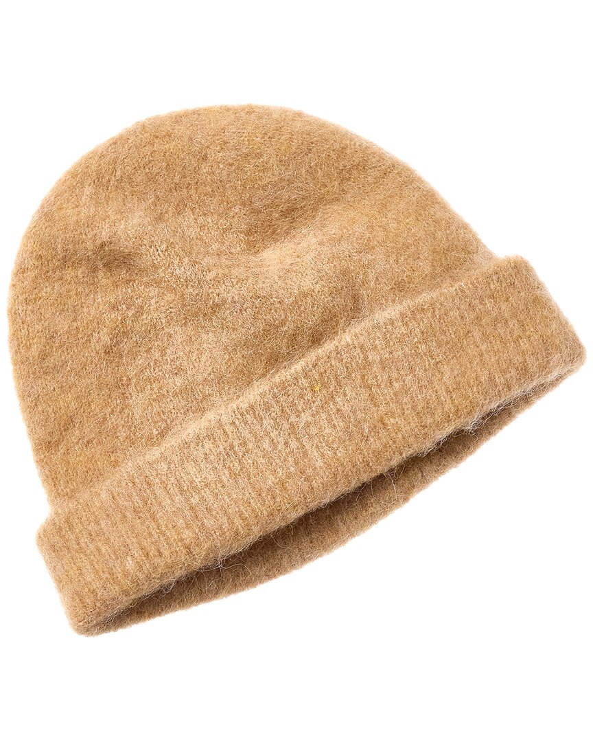 Todd Snyder Baby Alpaca-blend Beanie In Brown