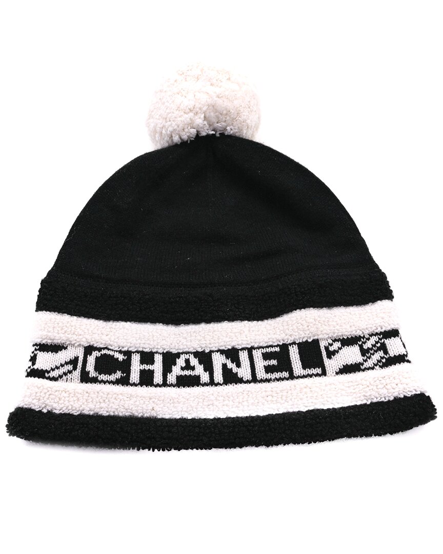 Prada Wool Cashmere Beanie Hat M (authentic Pre-loved) In Black