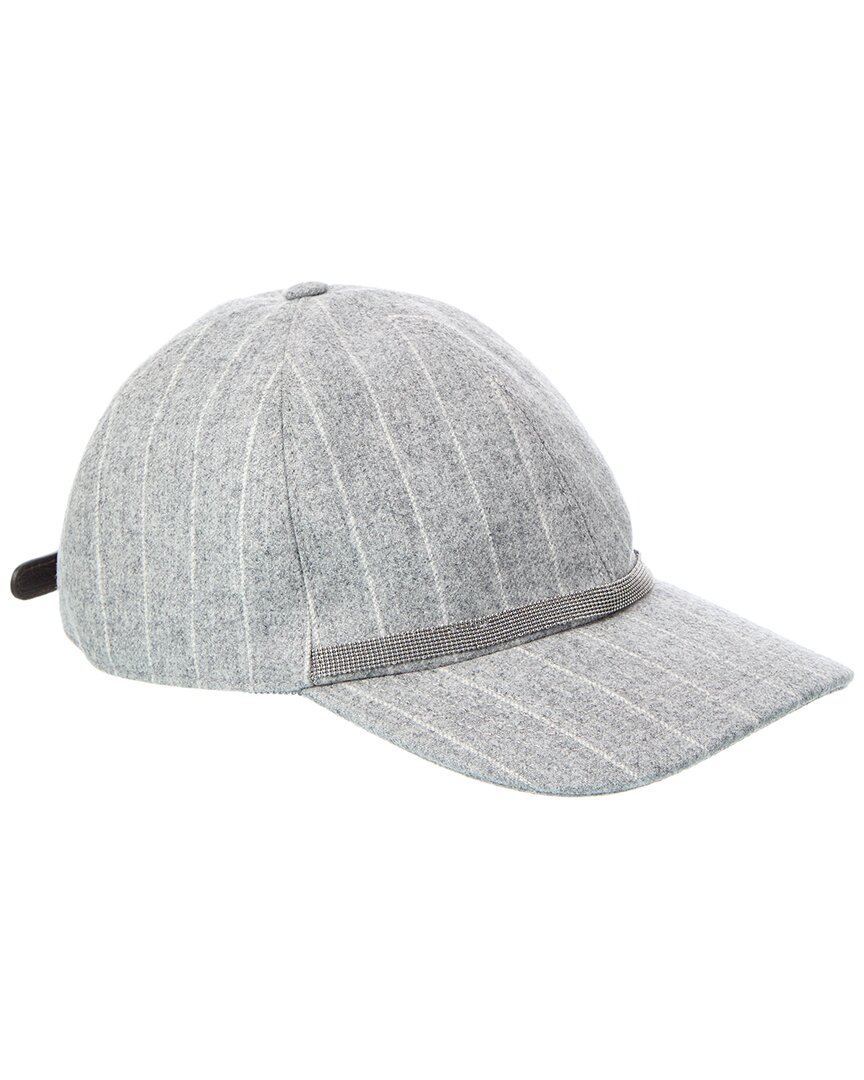 Brunello Cucinelli Wool Hat In Gray